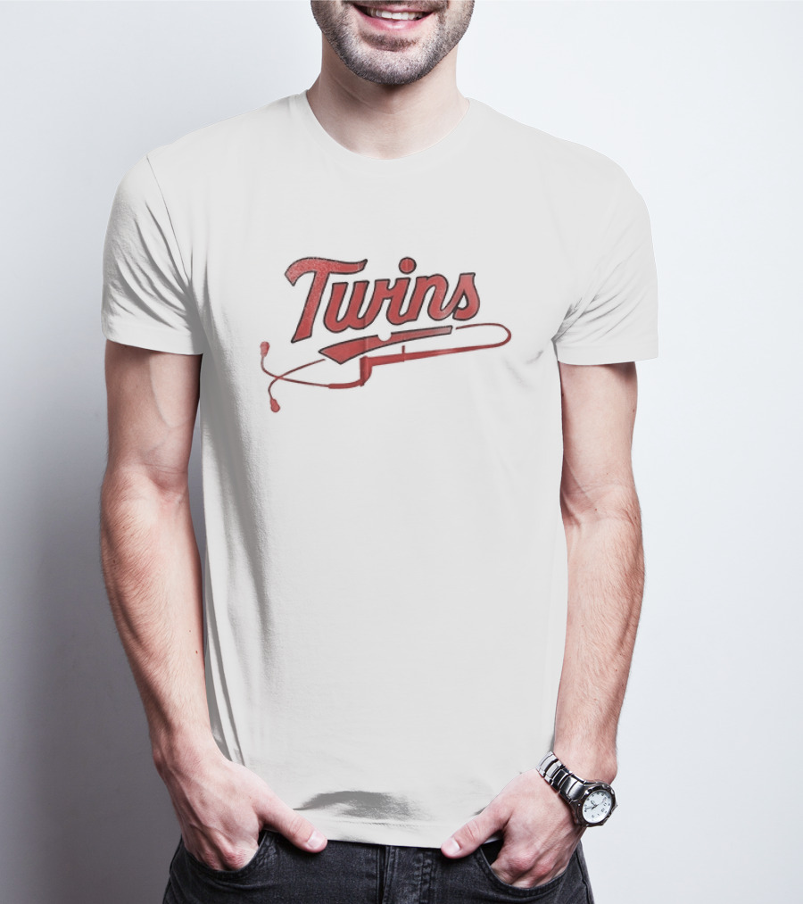 Minnesota Twins Heartbeat Healthcare Appreciation T-Shirt