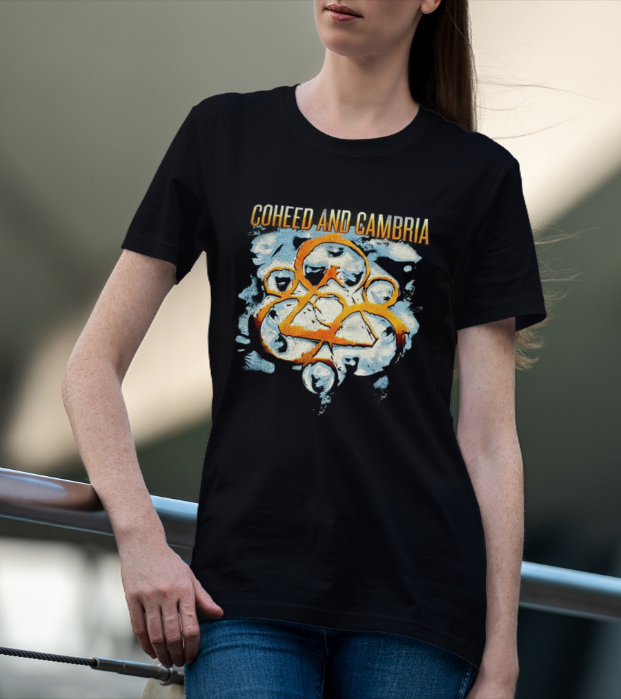 Coheed And Cambria Keywork Symbol With Artistic Texture T-Shirt