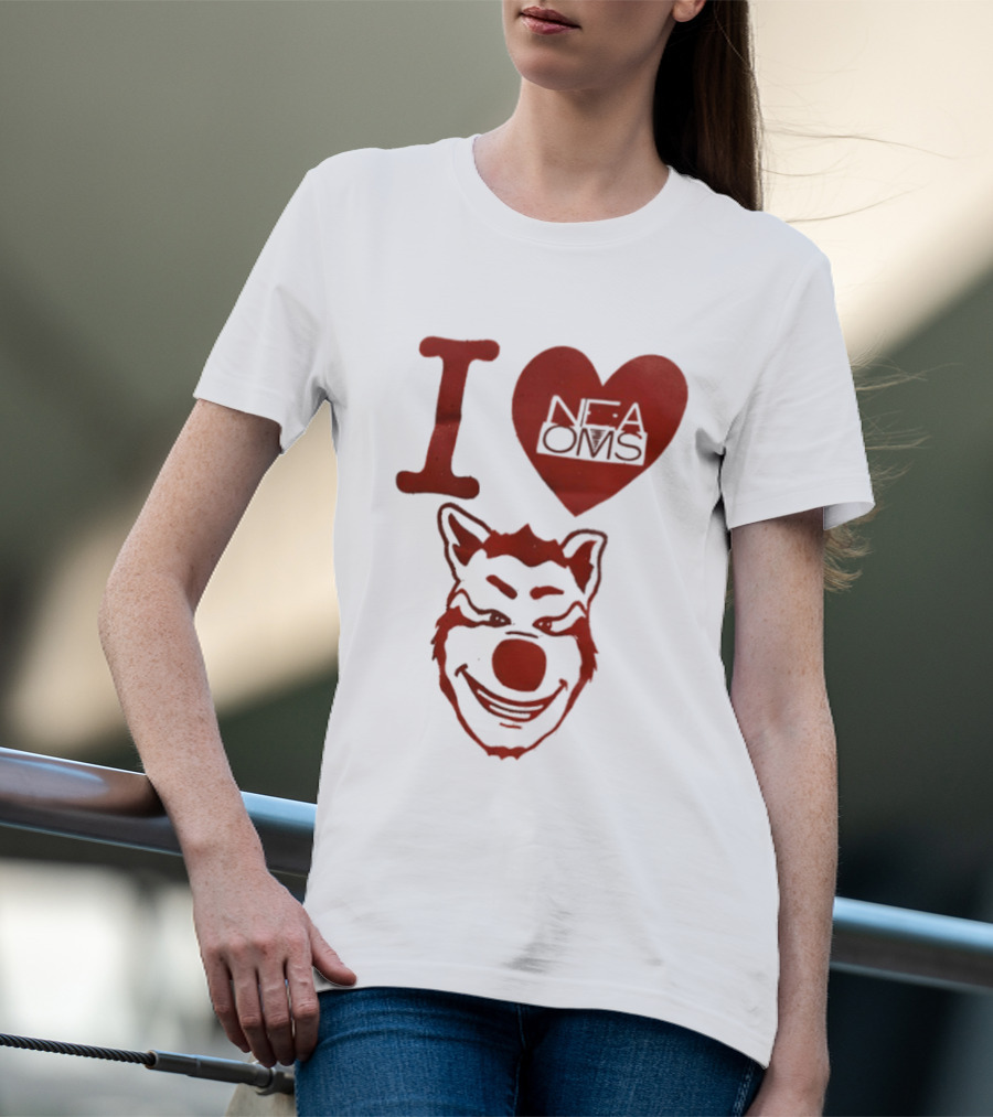 I Love NFAOMS Arkansas State Red Wolves Basketball T-Shirt