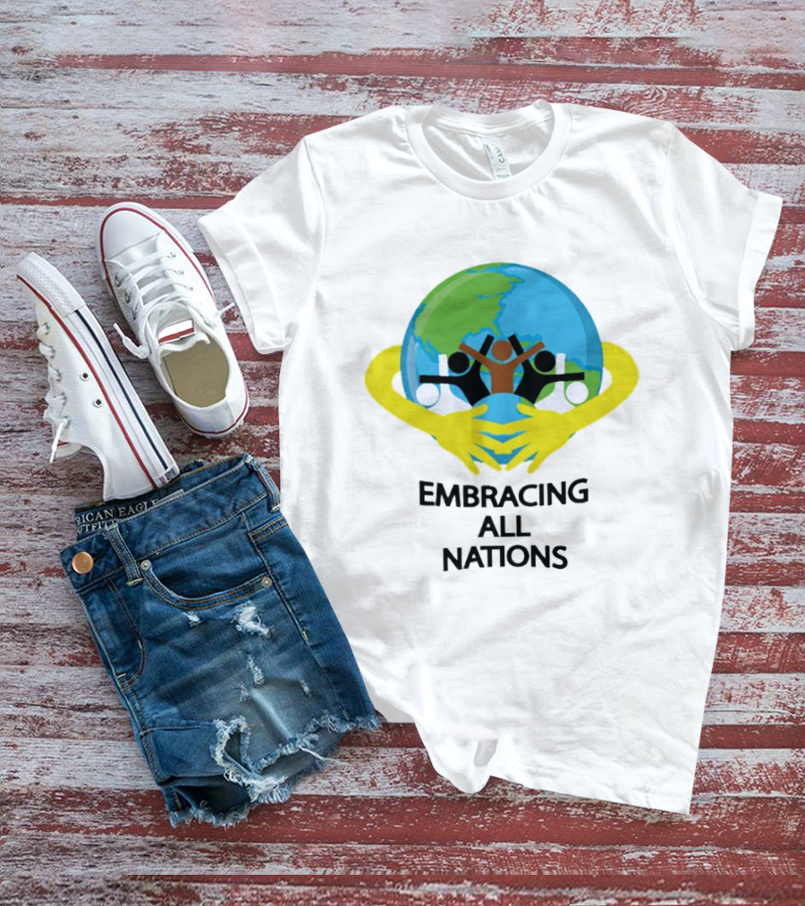 Embracing All Nations Global Unity 2026 T-Shirt