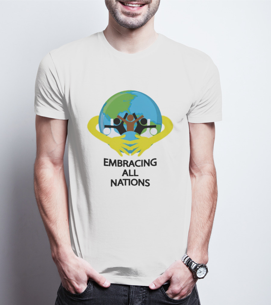Embracing All Nations Global Unity 2026 T-Shirt