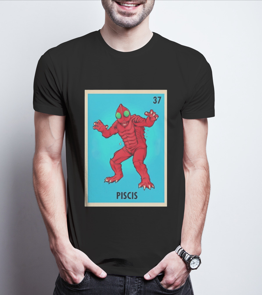 Piscis Card 37 Loteria Monster T-Shirt