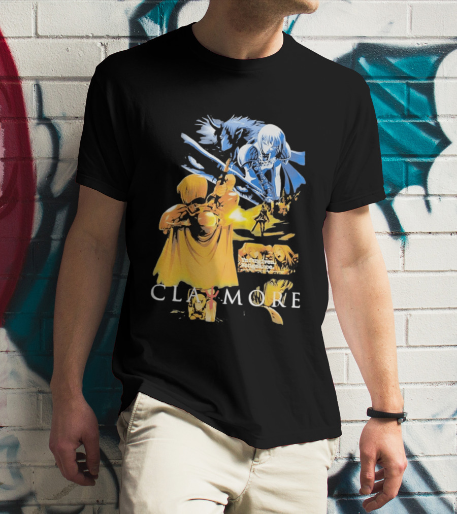 Claymore Clare Unforgiven Vengeance Sword Battle Scene T-Shirt