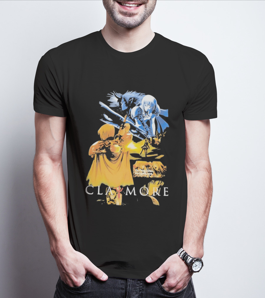 Claymore Clare Unforgiven Vengeance Sword Battle Scene T-Shirt