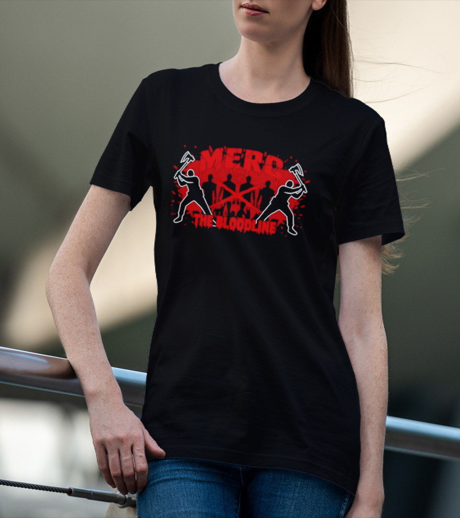 Merc The Bloodlines Axe Fighters Red T-Shirt