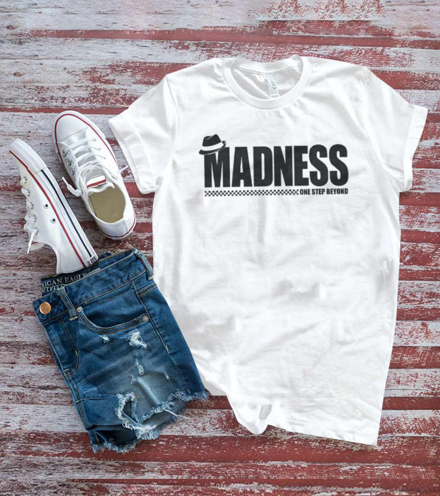 Madness One Step Beyond Trilby Hat Iconic Ska Band T-Shirt