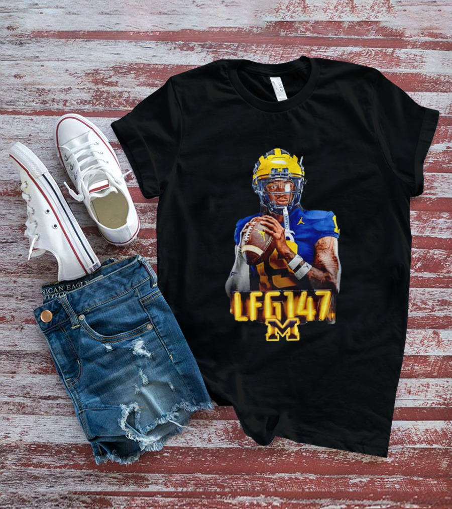 Bryce Underwood Michigan Wolverines LFG147 Football M T-Shirt