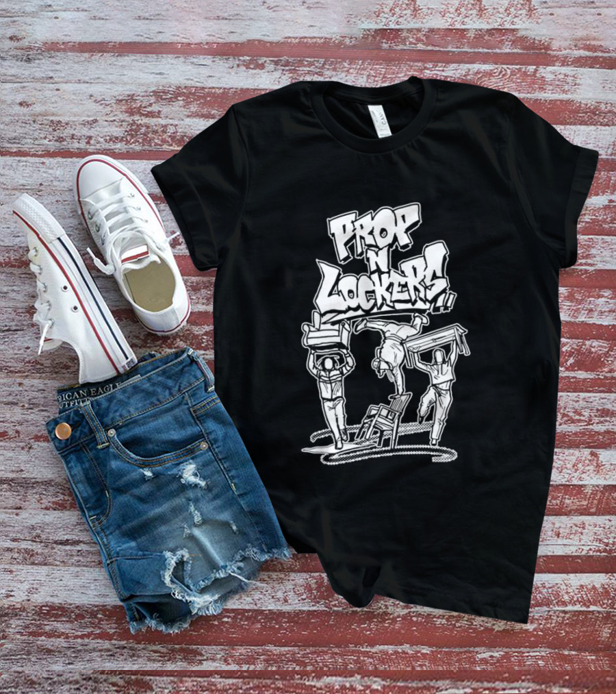 Prop N Locker Breakdance Crew Graffiti T-Shirt