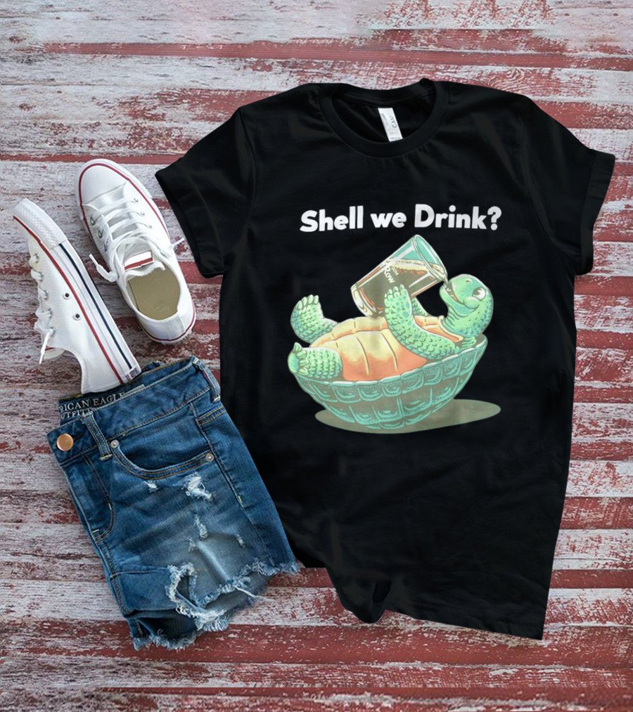 Shell We Drink Irish Party Turtle T-Shirt