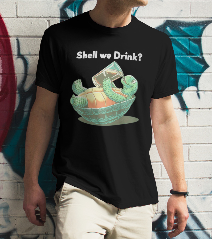 Shell We Drink Irish Party Turtle T-Shirt