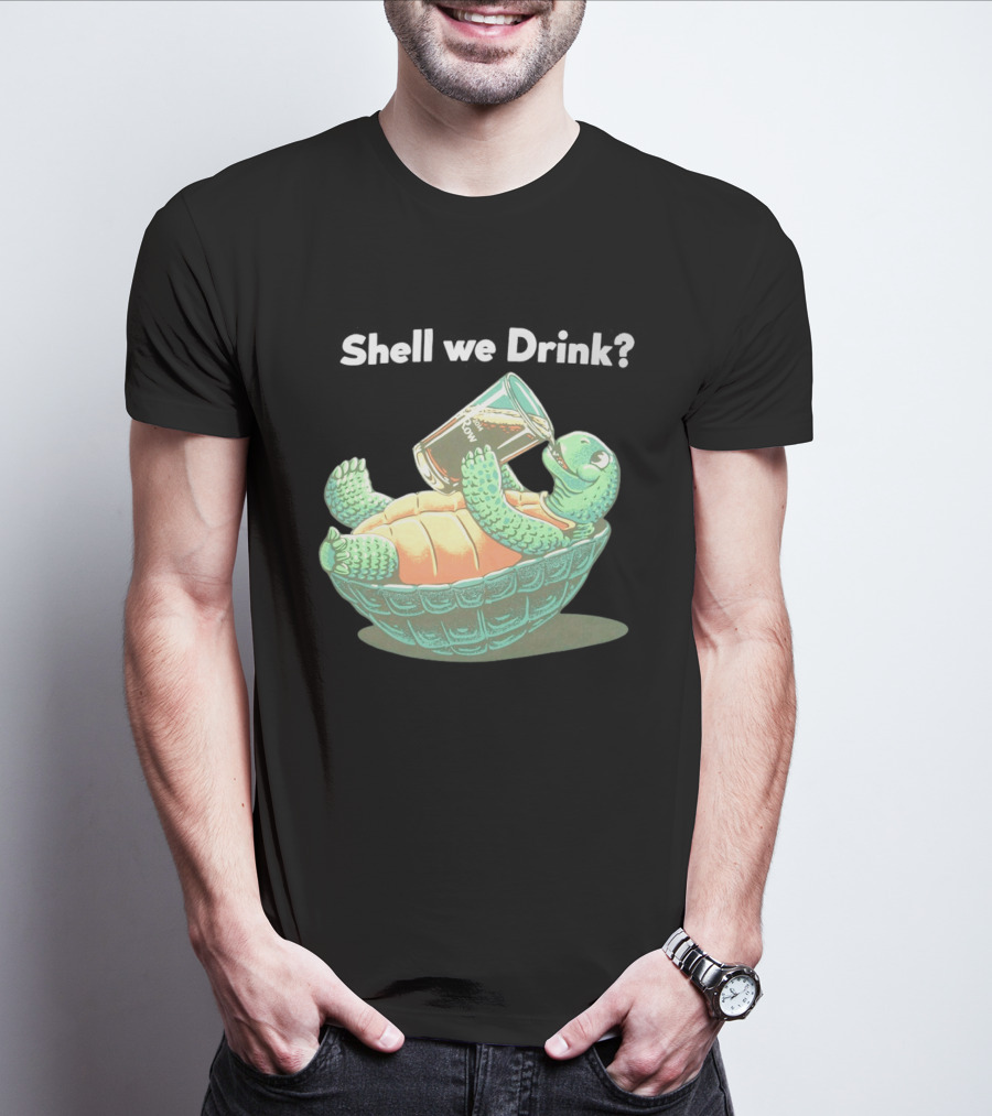Shell We Drink Irish Party Turtle T-Shirt