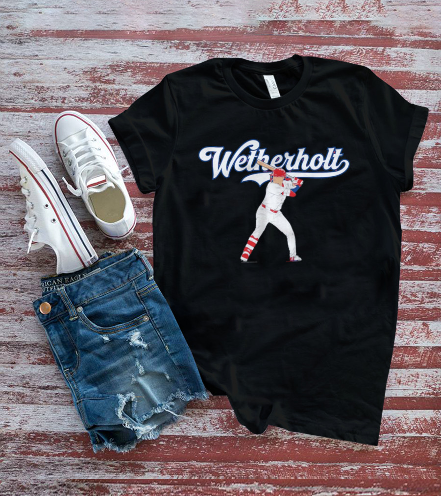 Wetherholt St. Louis Cardinals Baseball Swing Athletic T-Shirt