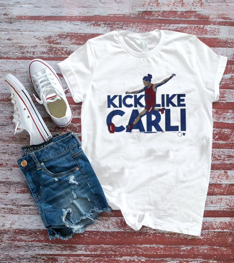 Kick Like Carli USWNT Player Soccer T-Shirt