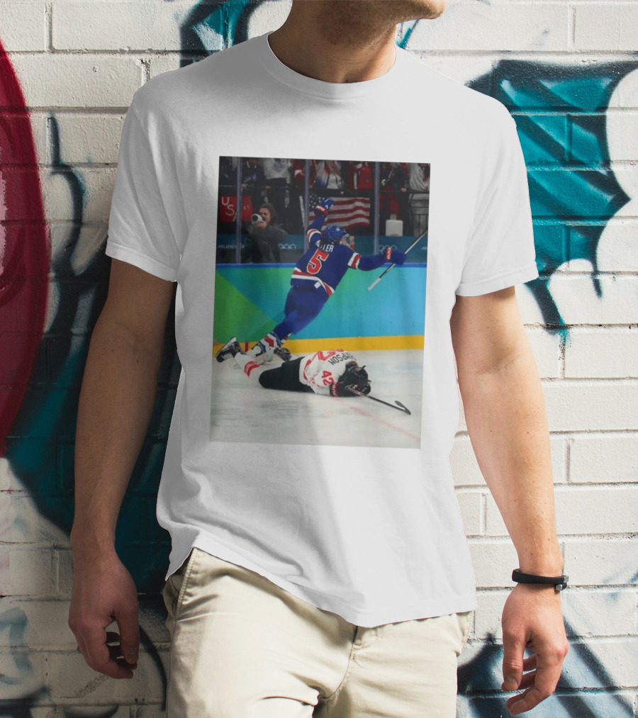 Megan Keller USA Olympic Hockey OT Goal Celebration T-Shirt