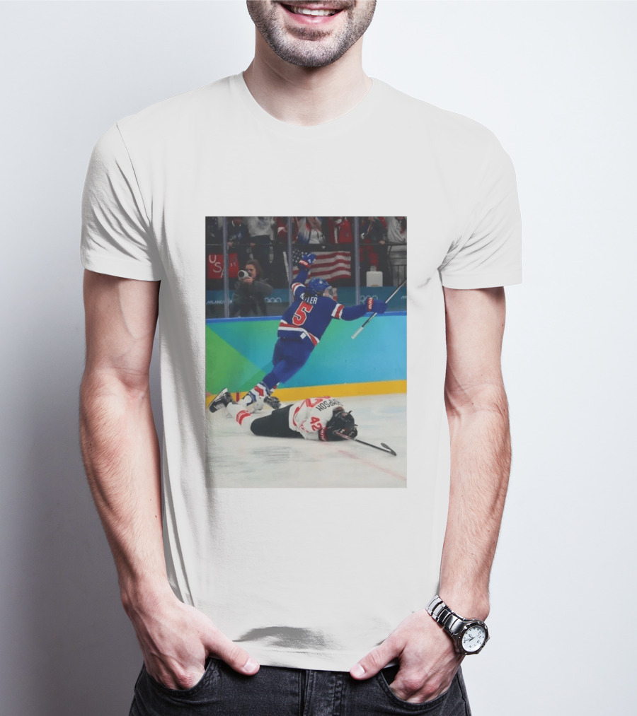Megan Keller USA Olympic Hockey OT Goal Celebration T-Shirt