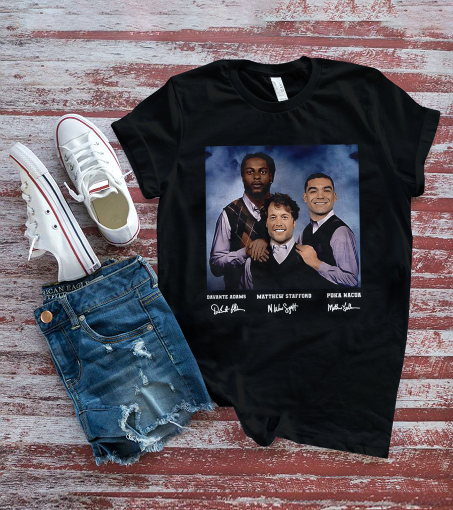 Davante Adams Puka Nacua Matthew Stafford Rams Football Step Brothers T-Shirt