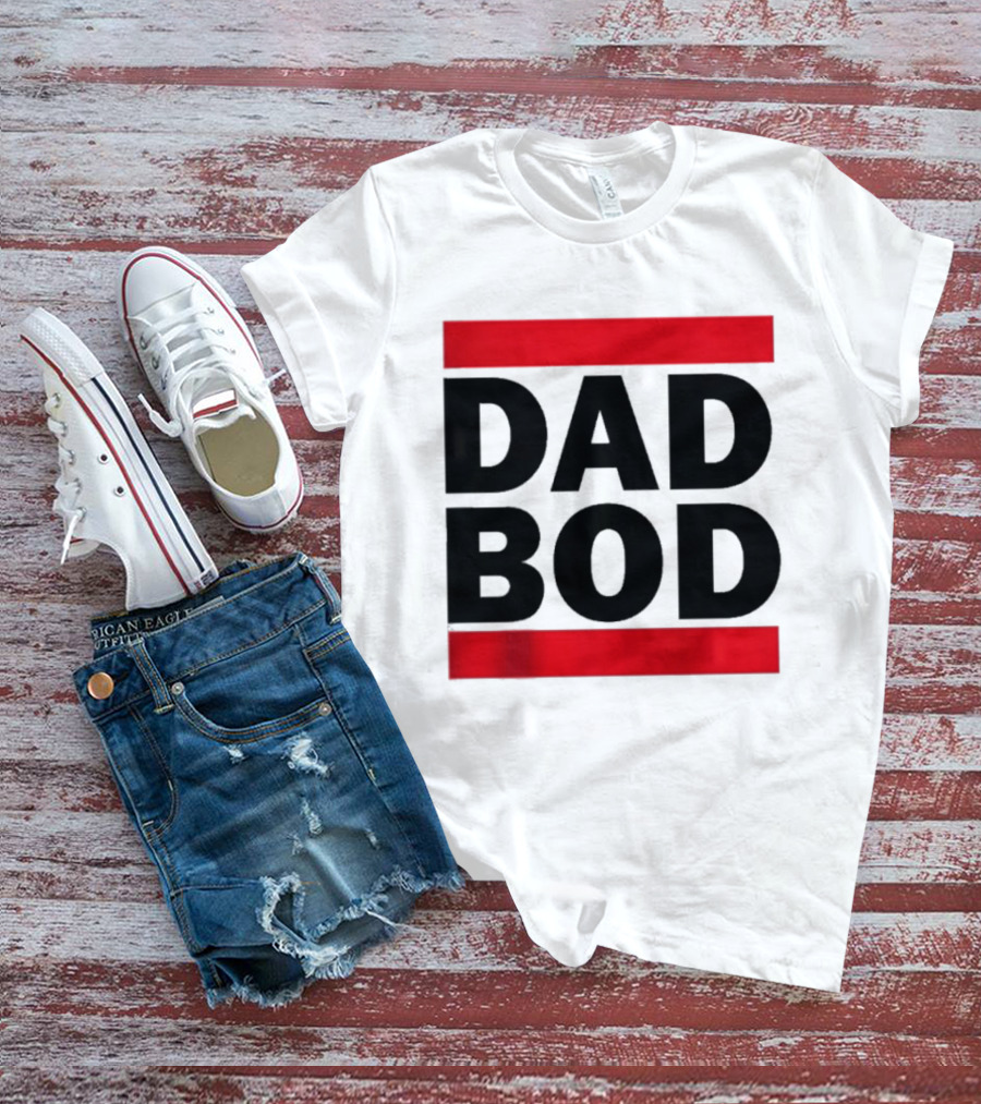 Dad Bod Red Stripes T-Shirt