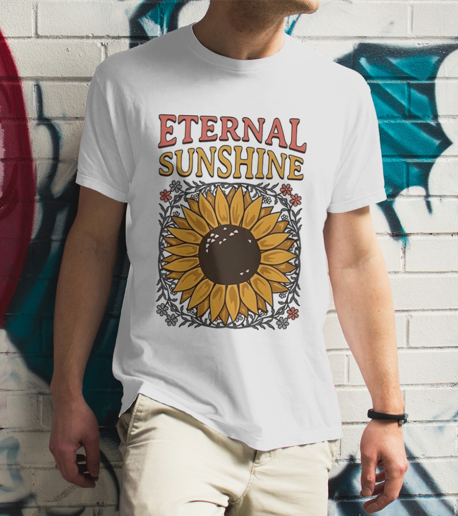 Eternal Sunshine Sunflower Blossom Floral T-Shirt