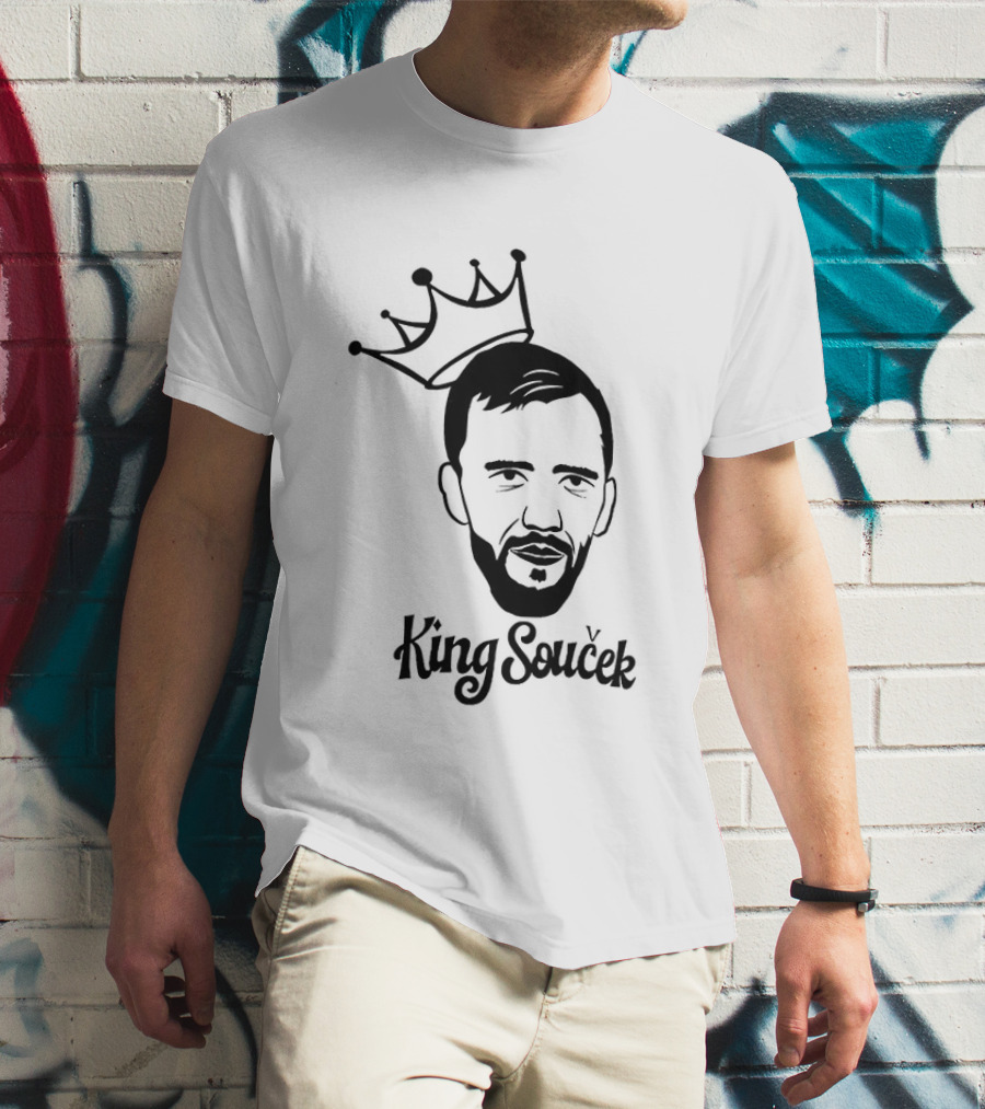 King Soucek Drawing With Crown T-Shirt