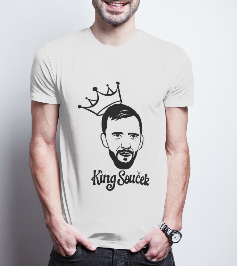 King Soucek Drawing With Crown T-Shirt