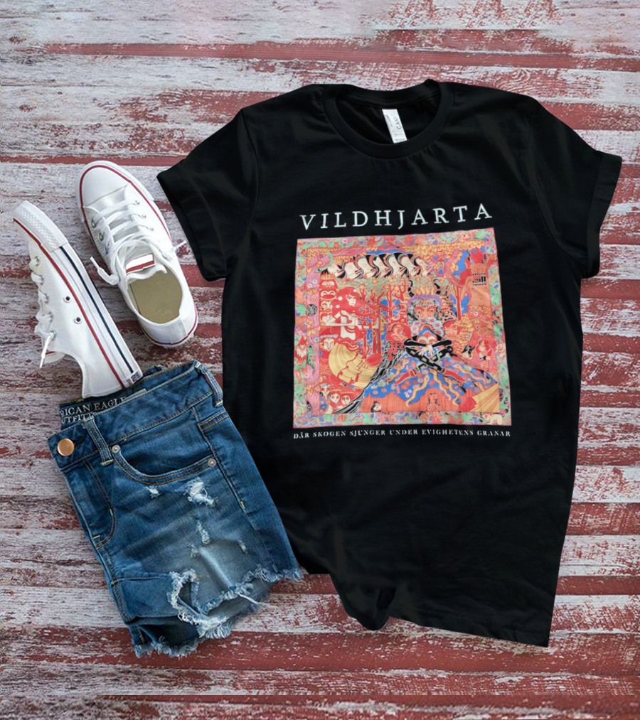 Vildhjarta Där Skogen Sjunger Under Evighetens Granar Psychedelic Fantasy Forest Band T-Shirt