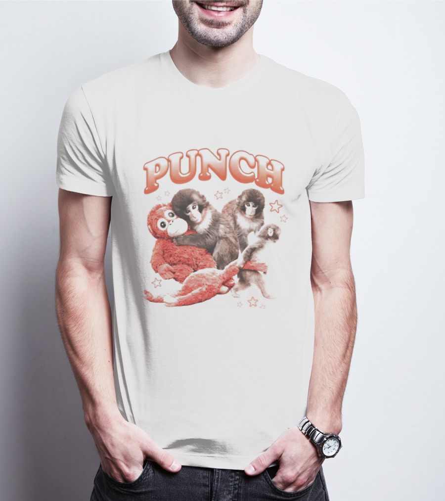 Punch The Monkey With Playful Puppet Friends T-Shirt