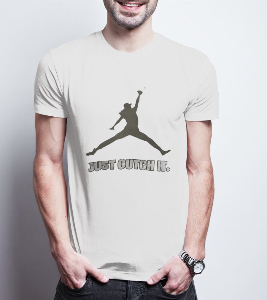 Pittsburgh Pirates Andrew McCutchen Just Cutch It Jumping T-Shirt