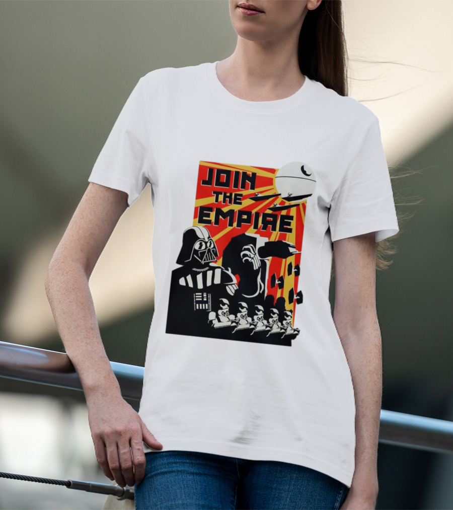 Join The Empire Propaganda Galactic Battle Recruitment T-Shirt