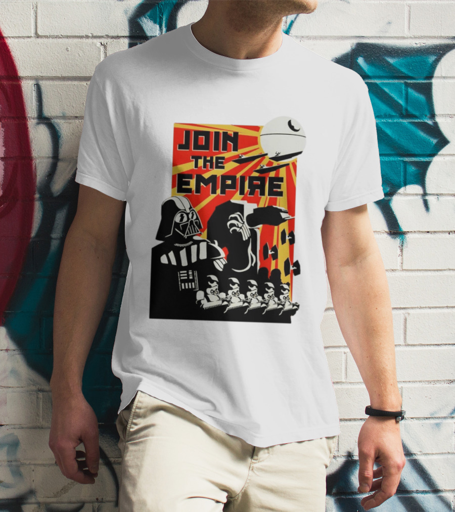 Join The Empire Propaganda Galactic Battle Recruitment T-Shirt