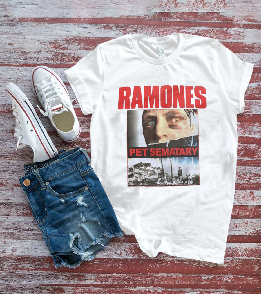 Ramones Pet Sematary Horror Movie T-Shirt