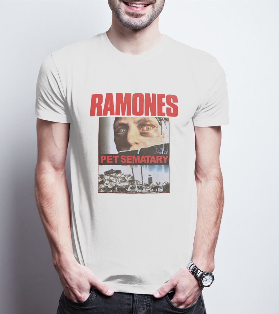Ramones Pet Sematary Horror Movie T-Shirt