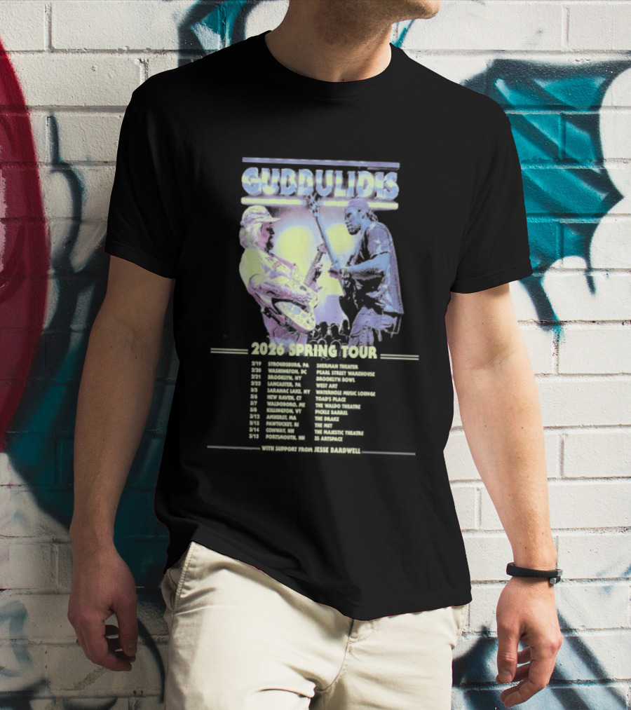 Gubbulidis 2026 Spring Tour Feb 20 Washington DC Live Concert Event T-Shirt
