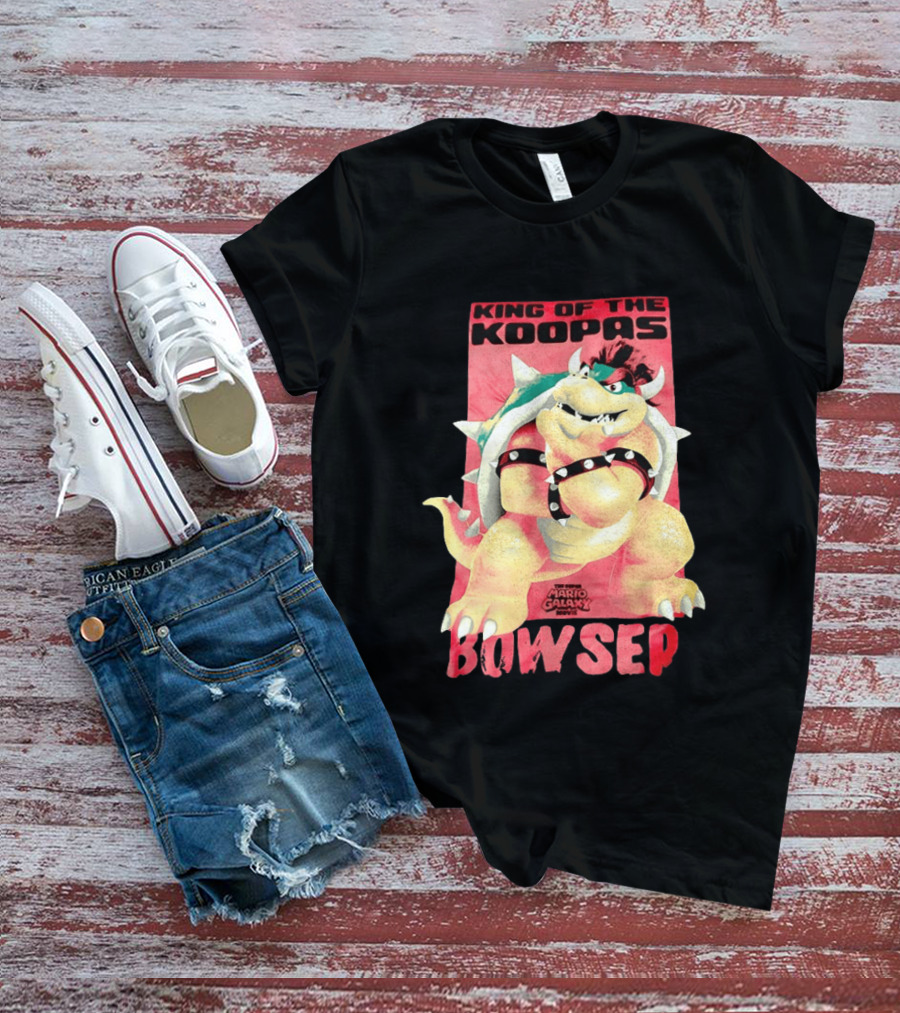 King Of The Koopas Bowser Mario Galaxy Movie T-Shirt