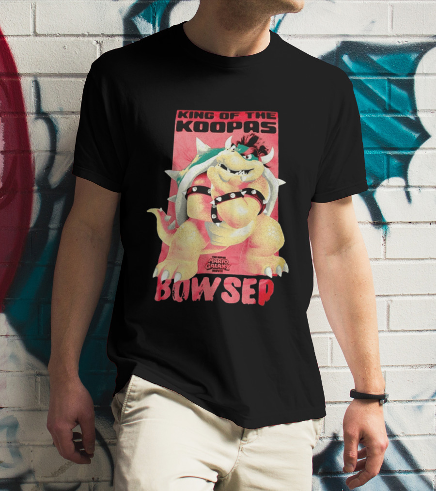 King Of The Koopas Bowser Mario Galaxy Movie T-Shirt