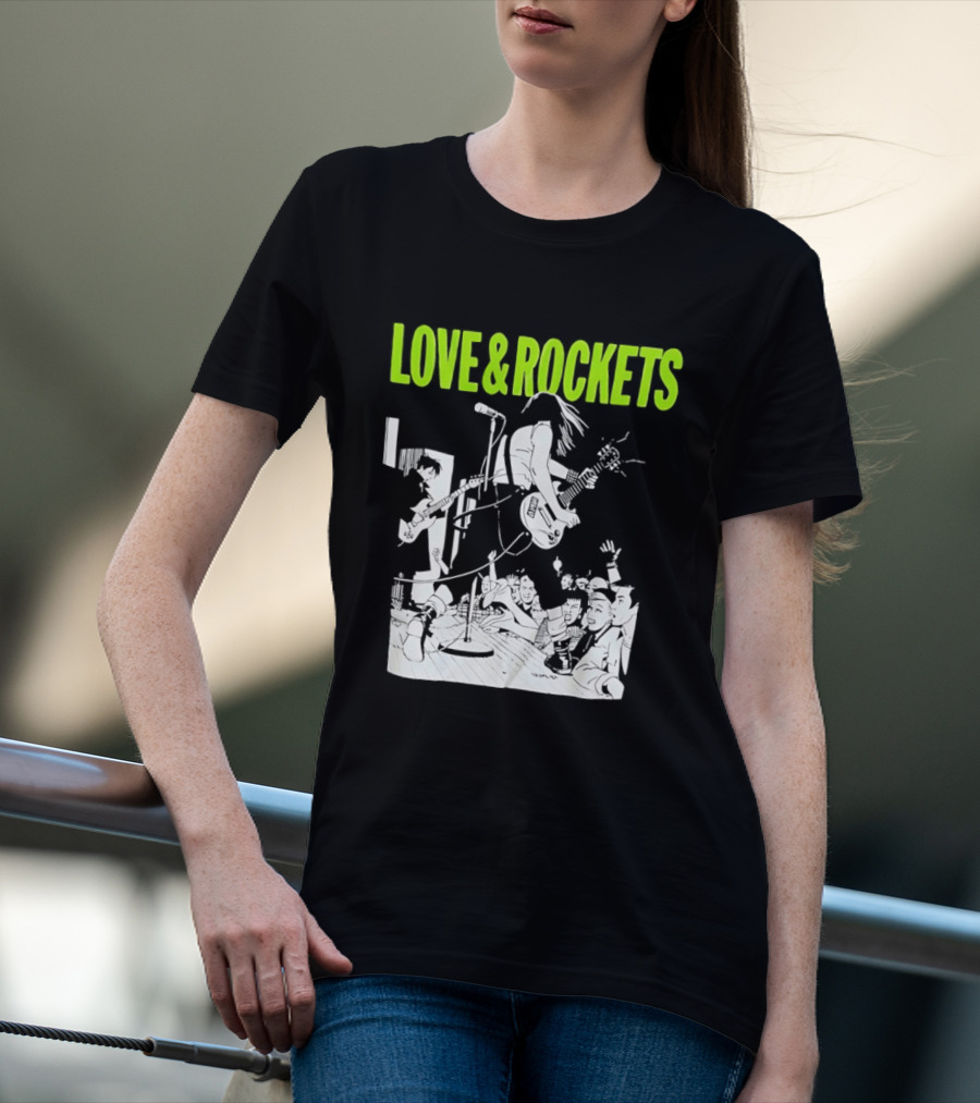 Love And Rockets Band Iconic Performance T-Shirt