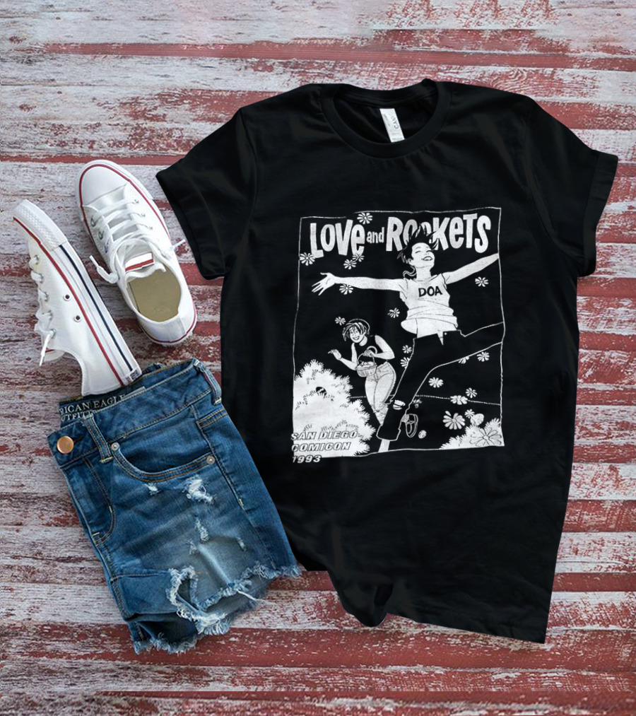 Love And Rockets San Diego Comicon 1993 Classic Cover T-Shirt