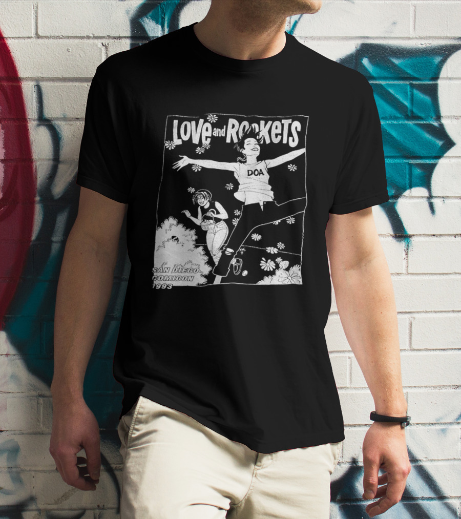 Love And Rockets San Diego Comicon 1993 Classic Cover T-Shirt