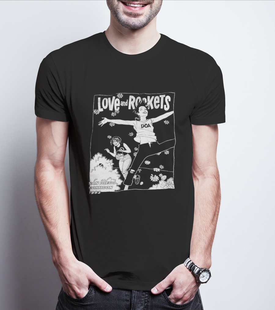 Love And Rockets San Diego Comicon 1993 Classic Cover T-Shirt