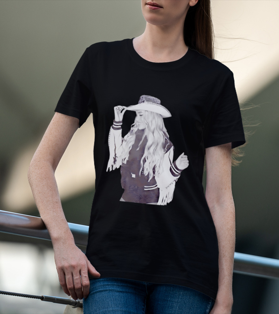 Megan Moroney Cloud 9 Tour 2026 Fringed Cowboy Hat And Jacket T-Shirt