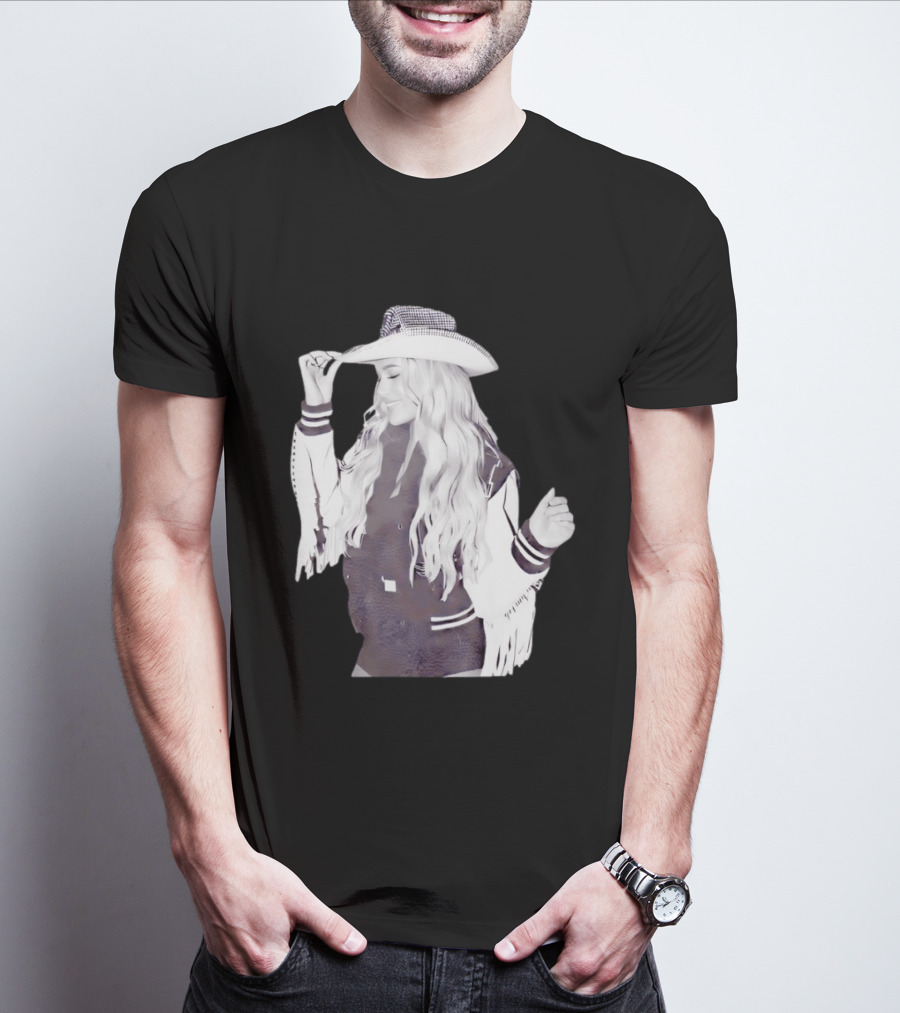 Megan Moroney Cloud 9 Tour 2026 Fringed Cowboy Hat And Jacket T-Shirt