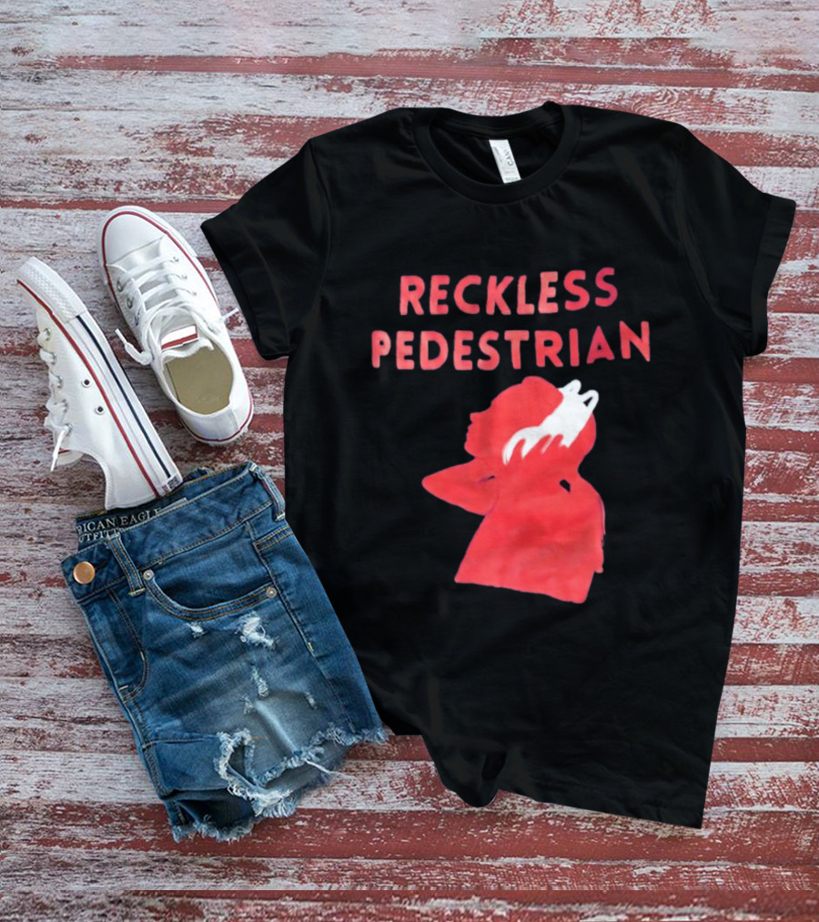 Reckless Pedestrian Bold Red T-Shirt
