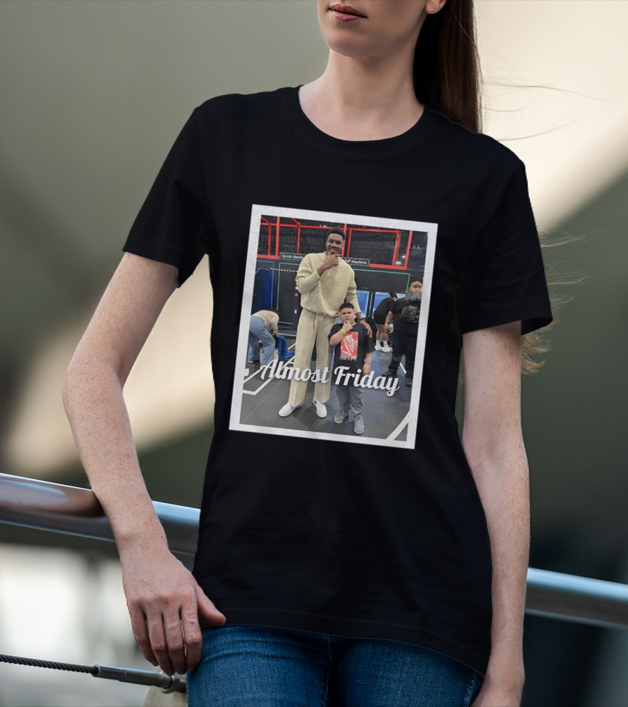 Rizzler Giannis Almost Friday MVP Machine T-Shirt
