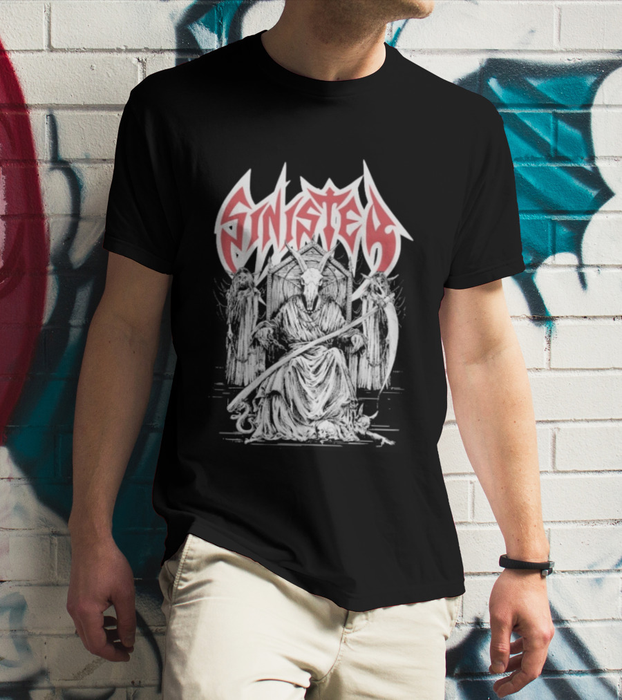 Sinister Entering The Underworld Metal Band T-Shirt