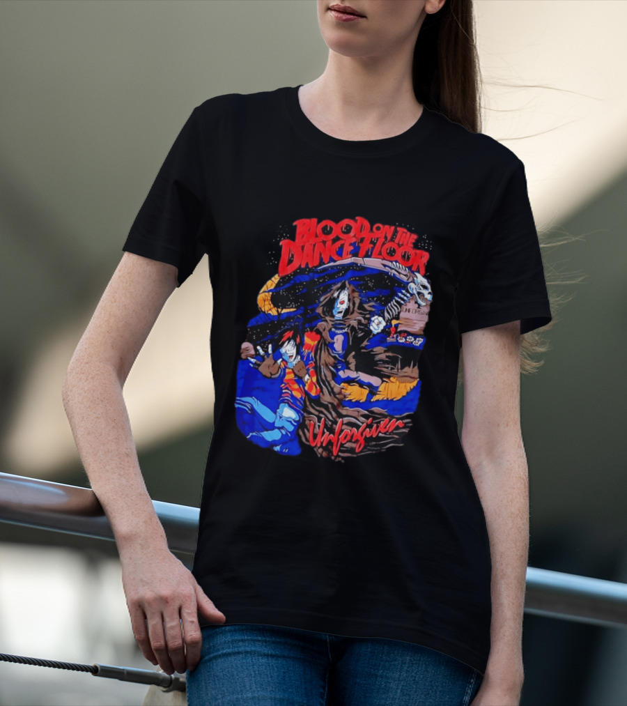 Blood On The Dance Floor Unforgiven Halloween Horror Comic T-Shirt