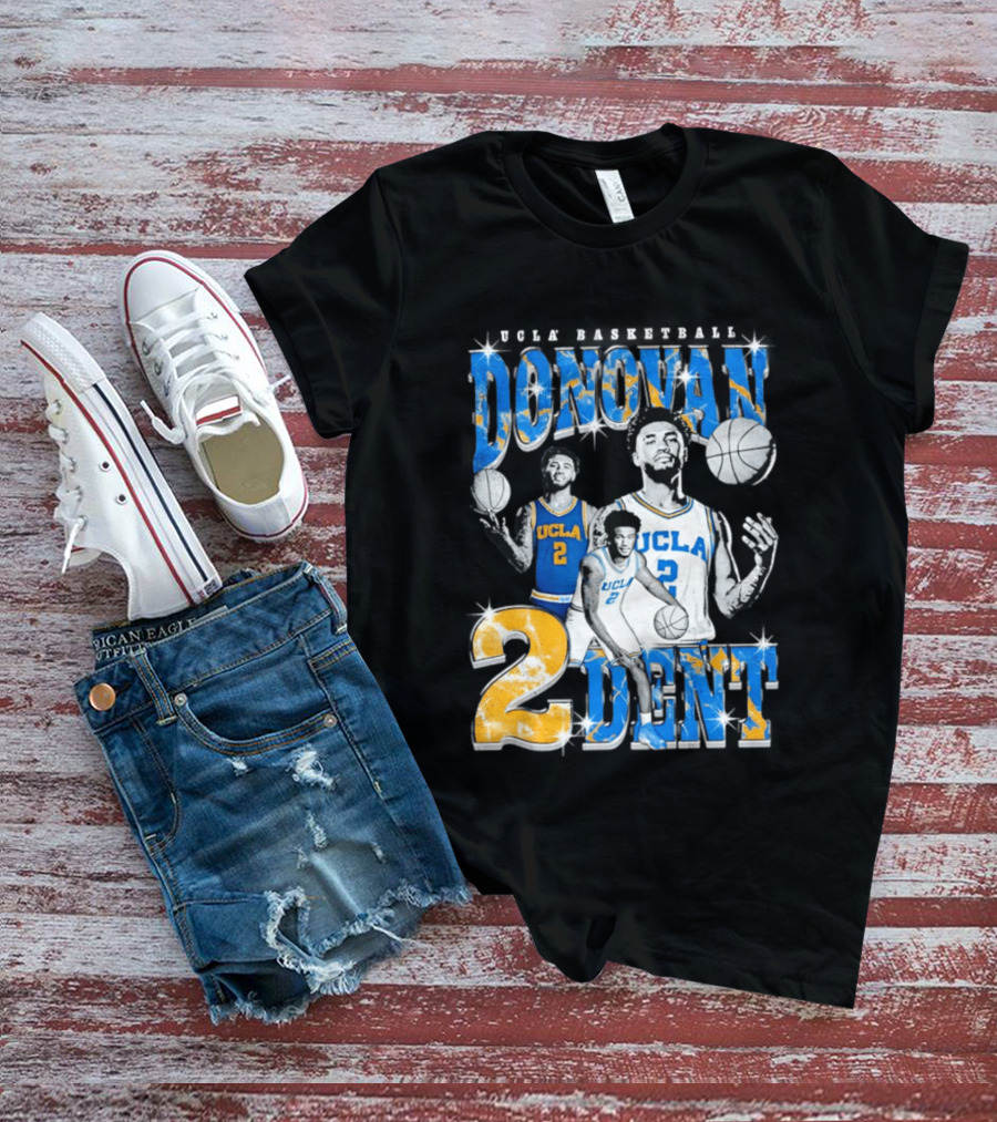 Donovan Dent 2 UCLA Bruins Basketball Player Vintage Team Spirit T-Shirt