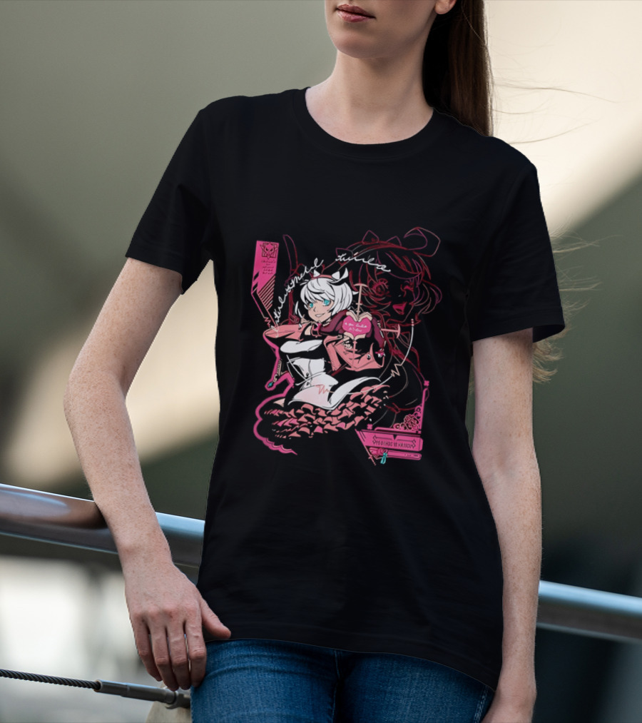 Elphelt Valentine Guilty Strive Eighty Sixed Valentines Day Gaming Character Floral T-Shirt