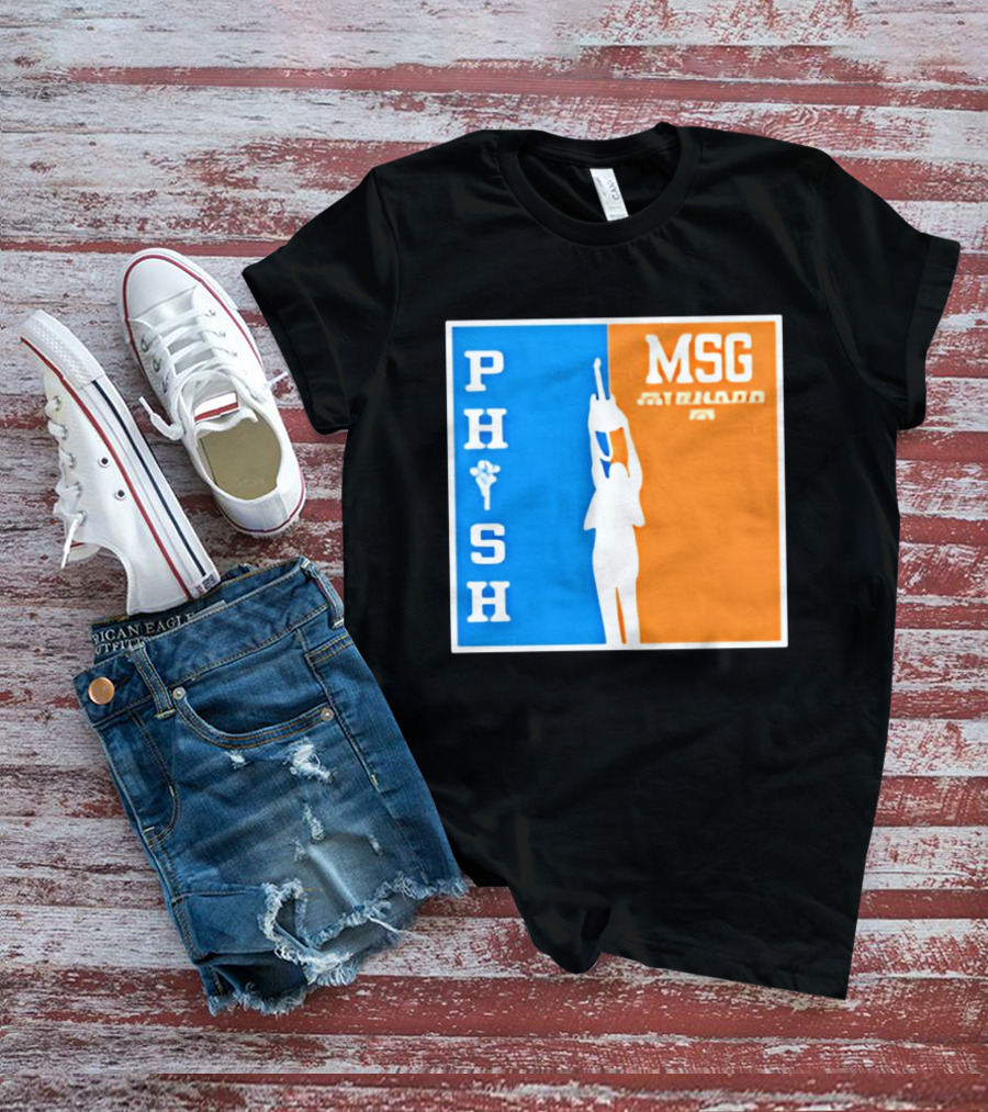 PHISH MSG Silhouette Guitar Concert Event T-Shirt