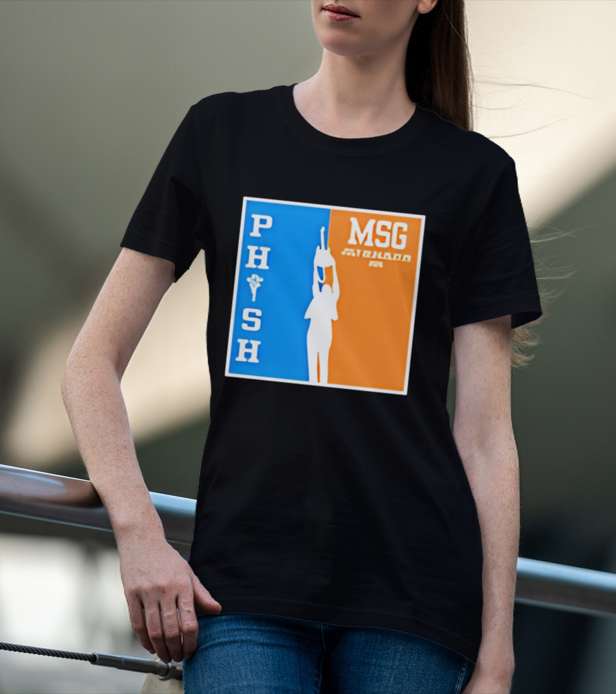 PHISH MSG Silhouette Guitar Concert Event T-Shirt