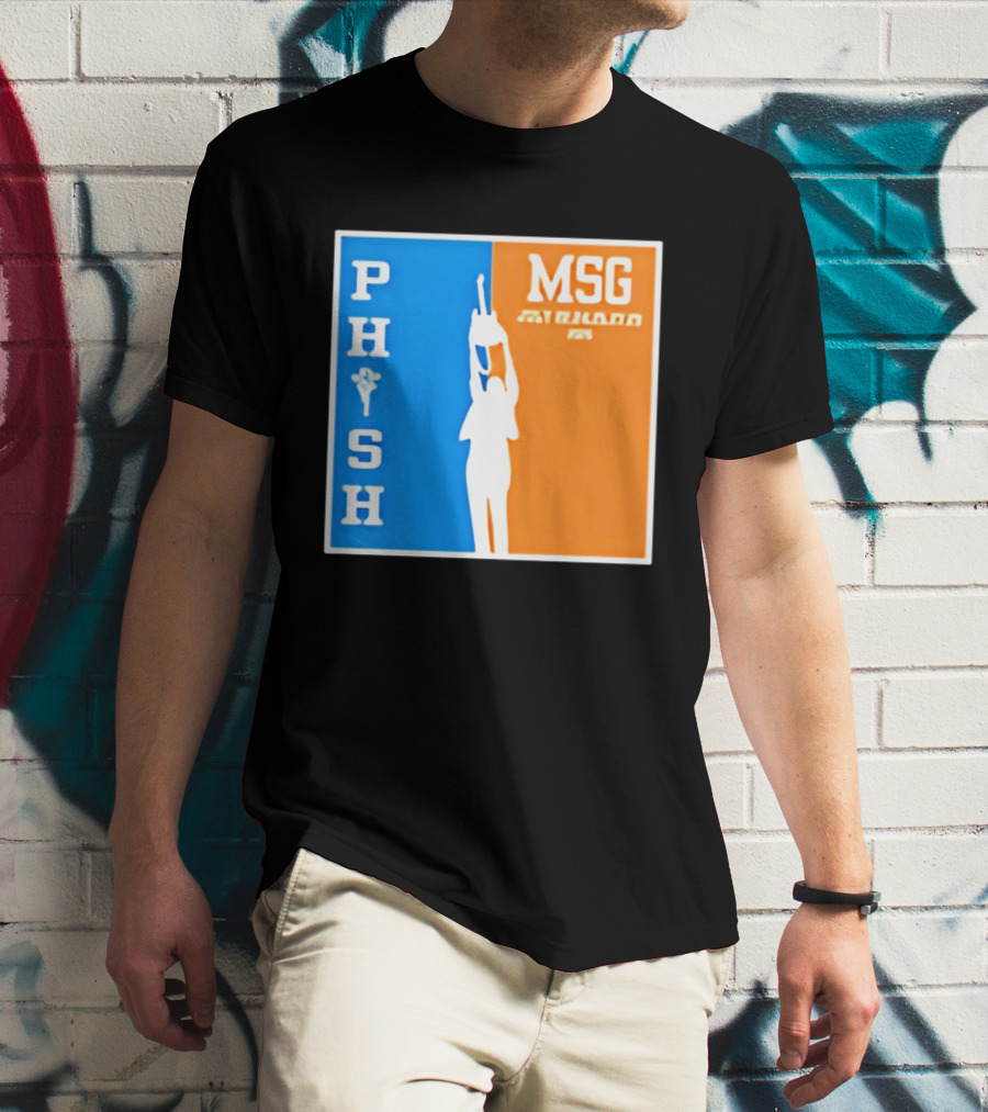 PHISH MSG Silhouette Guitar Concert Event T-Shirt