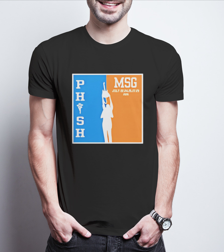 PHISH MSG Silhouette Guitar Concert Event T-Shirt